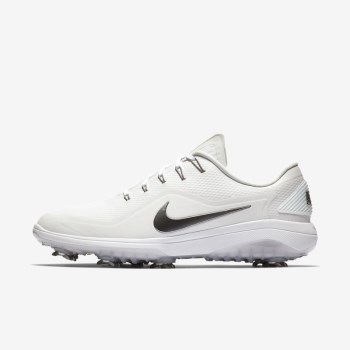 Nike React Vapor 2 - Férfi Golf Cipő - Fehér/Fehér/Fekete/Metal Szürke